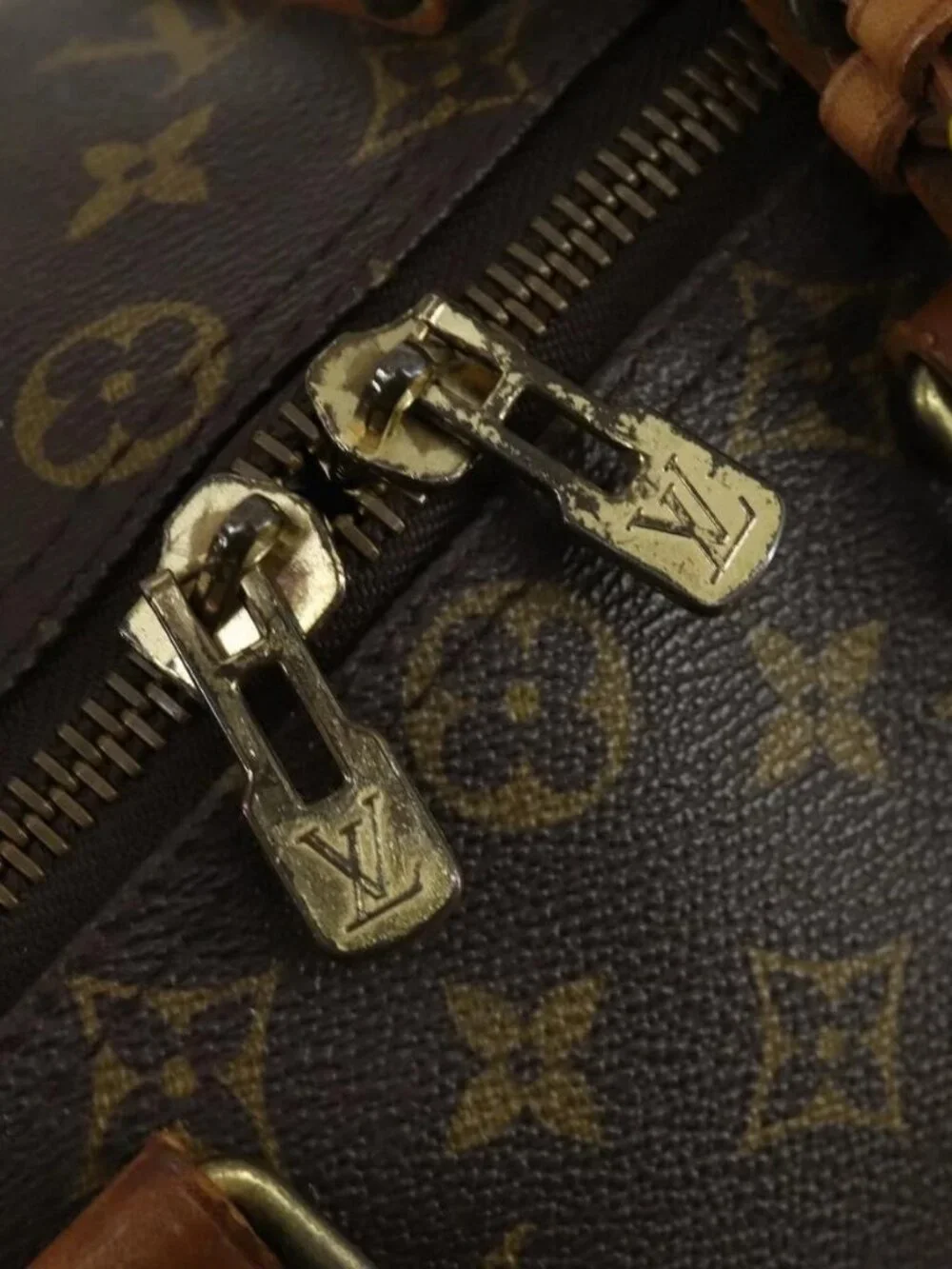 LOUIS VUITTON Monogram Keepall 45 Boston Bag M41428 LV Auth bs31942